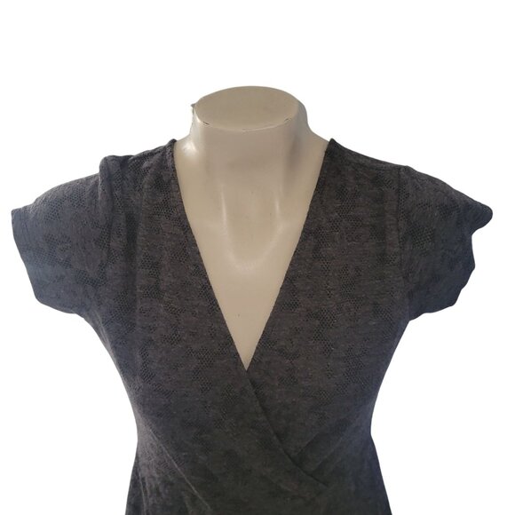 Im In Love With Derek Womens Stretch Grey Patterned Dress L - Picture 2 of 7
